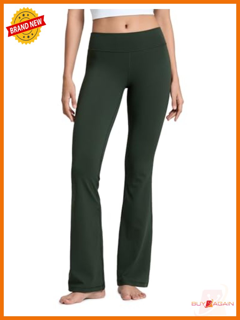 Butterluxe Low Rise Flare Leggings 32" - Bootcut Yoga Pants With Pocket